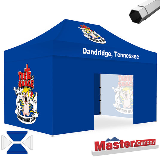 Premium+ Series Custom Canopy Tent 10x15 Heavy Duty Pop‑up Personalized