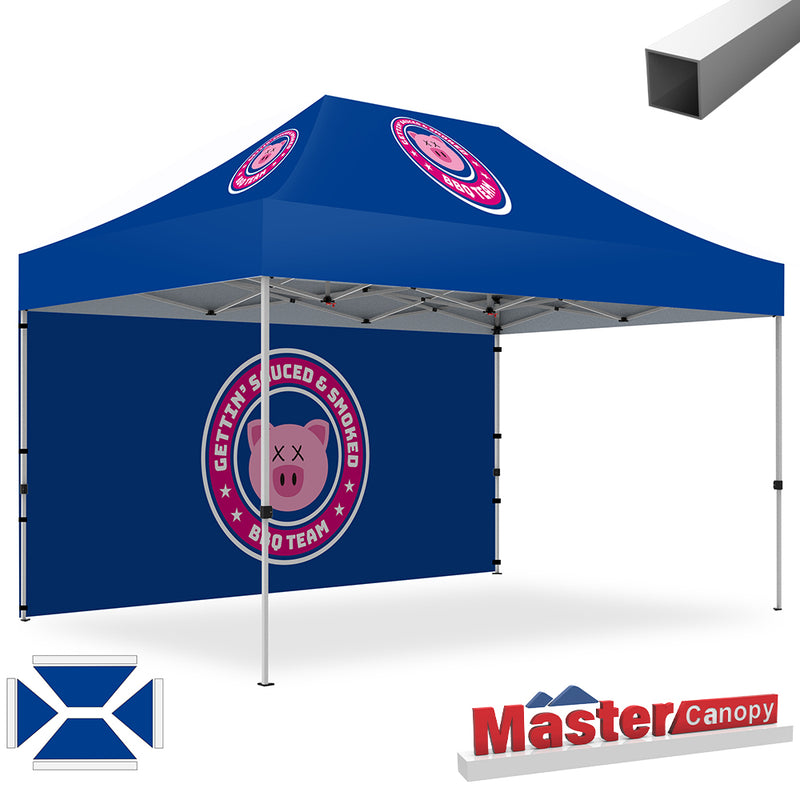 Load image into Gallery viewer, Mastercanopy Lite-30 Custom Canopy Tent Deluxe Easy Pop‑up Personalized 10x10, 10x15, 10x20