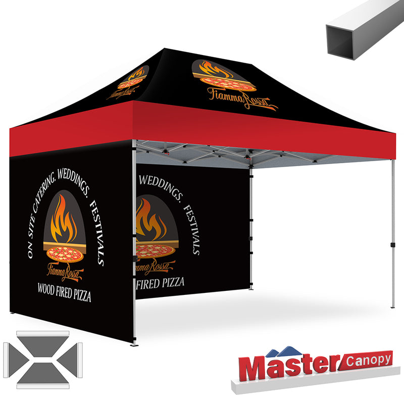 Load image into Gallery viewer, Mastercanopy Lite-30 Custom Canopy Tent Deluxe Easy Pop‑up Personalized 10x10, 10x15, 10x20