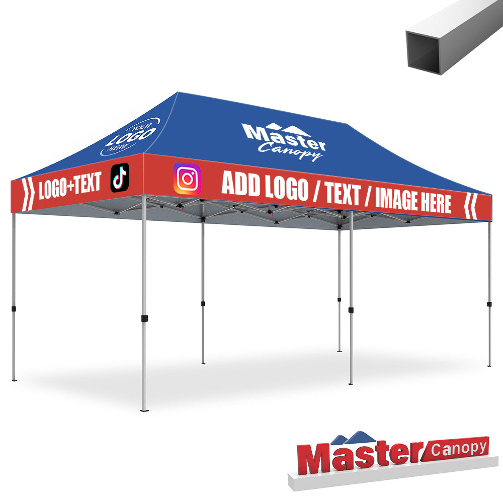 Mastercanopy Pop Up Canopy Tent Commercial Grade 10x20 Instant Shelter (Navy Blue)