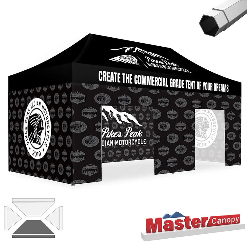 Load image into Gallery viewer, Mastercanopy Core-35 Custom Canopy Tent Heavy Duty Pop‑up Personalized 10x10, 10x15, 10x20