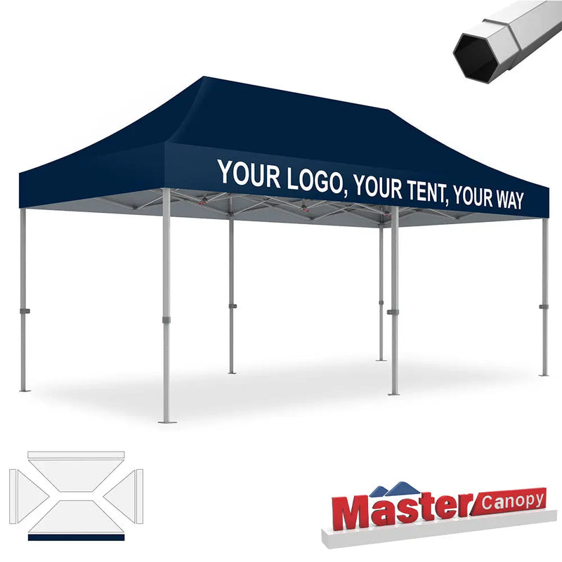 Load image into Gallery viewer, Mastercanopy Core-35 Custom Canopy Tent Heavy Duty Pop‑up Personalized 10x10, 10x15, 10x20