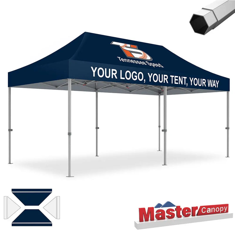 Load image into Gallery viewer, Mastercanopy Core-35 Custom Canopy Tent Heavy Duty Pop‑up Personalized 10x10, 10x15, 10x20
