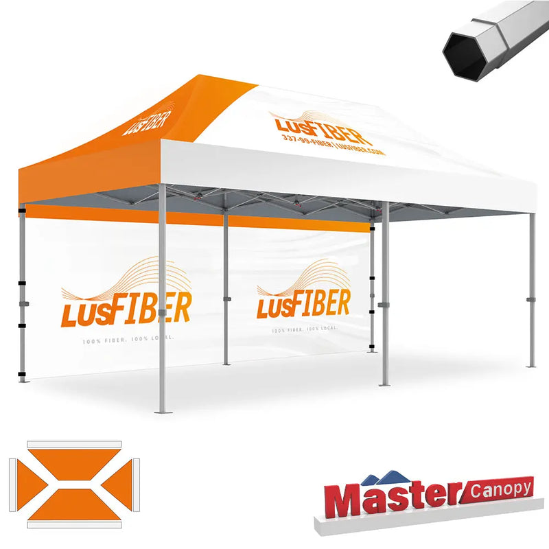 Load image into Gallery viewer, Mastercanopy Core-35 Custom Canopy Tent Heavy Duty Pop‑up Personalized 10x10, 10x15, 10x20