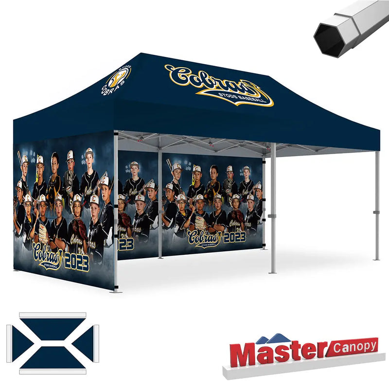 Load image into Gallery viewer, Mastercanopy Core-35 Custom Canopy Tent Heavy Duty Pop‑up Personalized 10x10, 10x15, 10x20