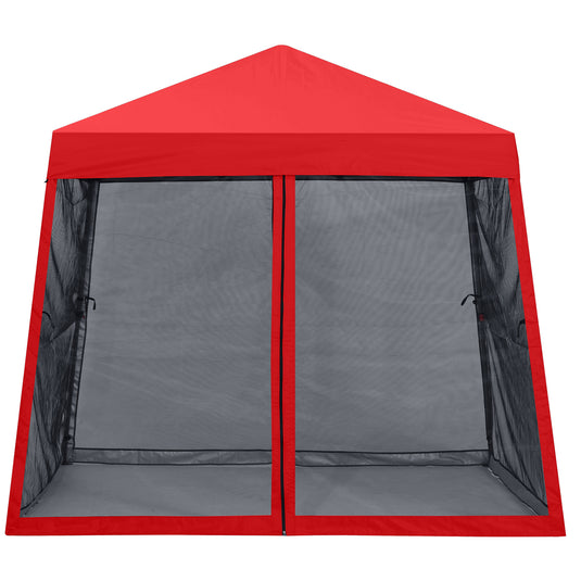 Leisure Sports Stable Pop‑up Canopy Tent with Mosquito Netting – 8x8, 10x10, 11x11