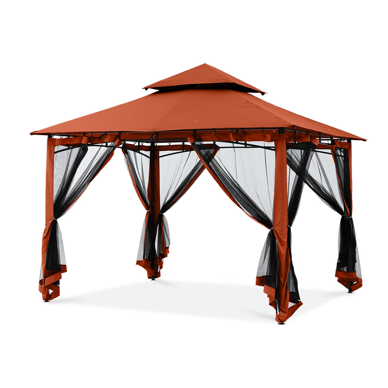 Load image into Gallery viewer, 8x8/10x10/10x12 Outdoor Garden Patio Gazebo with Netting Walls