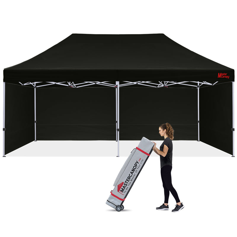Load image into Gallery viewer, Commercial Series Pop‑up Canopy Tent with Sidewalls – 10x10, 10x15, 10x20