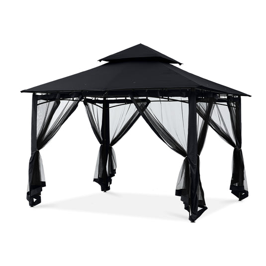 8x8/10x10/10x12 Outdoor Garden Patio Gazebo with Netting Walls