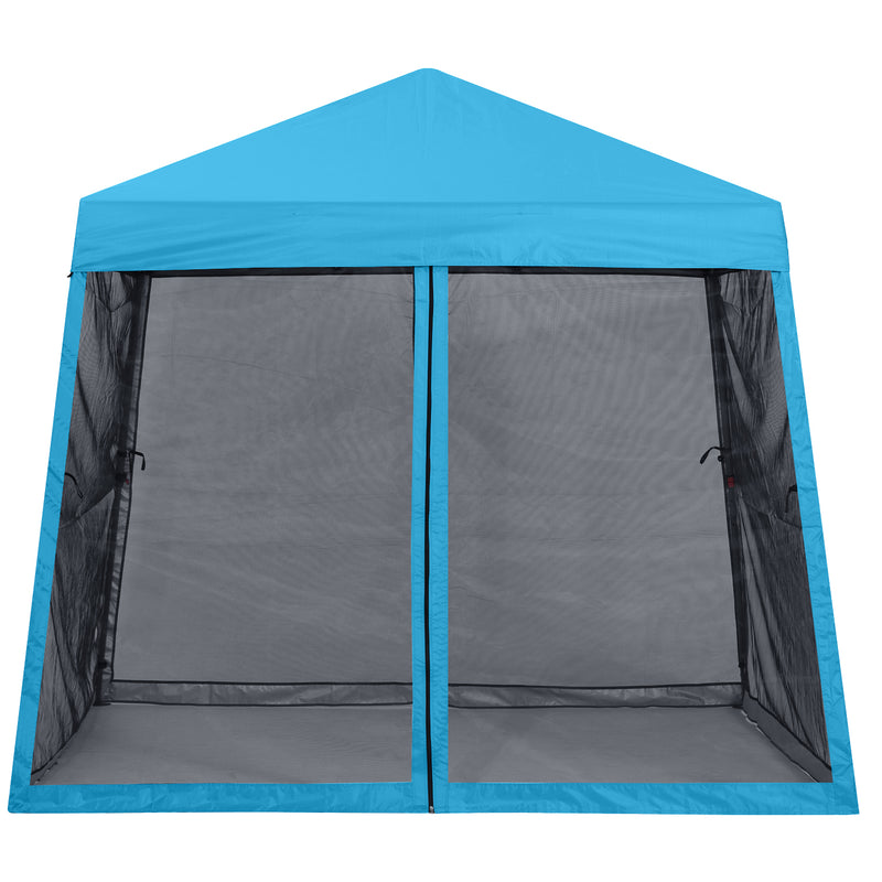 Load image into Gallery viewer, Leisure Sports Stable Pop‑up Canopy Tent with Mosquito Netting – 8x8, 10x10, 11x11