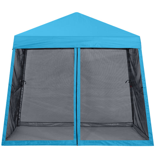 Leisure Sports Stable Pop‑up Canopy Tent with Mosquito Netting – 8x8, 10x10, 11x11