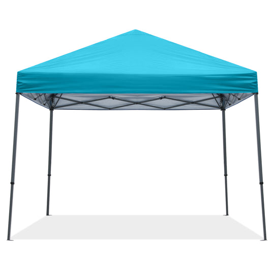 Leisure Sports Portable Pop‑up Canopy Tent with Large Base – 8x8, 10x10, 12x12