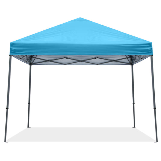 Leisure Sports Portable Pop‑up Canopy Tent with Large Base – 8x8, 10x10, 12x12