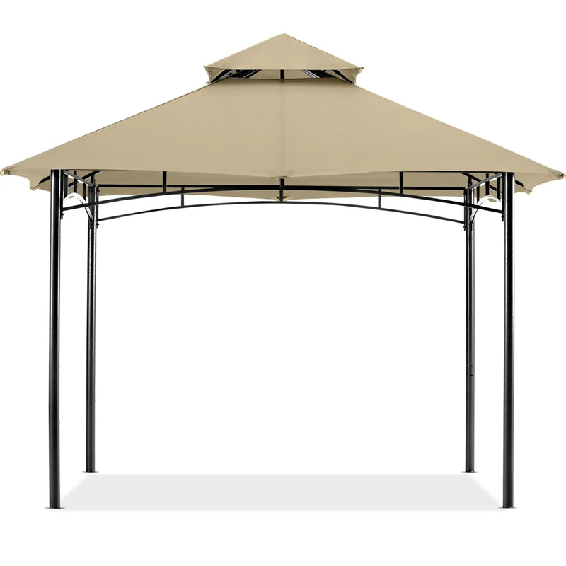 Load image into Gallery viewer, 10x12/11x11 Outdoor Garden Patio Gazebo with Stable Steel Farme-CA