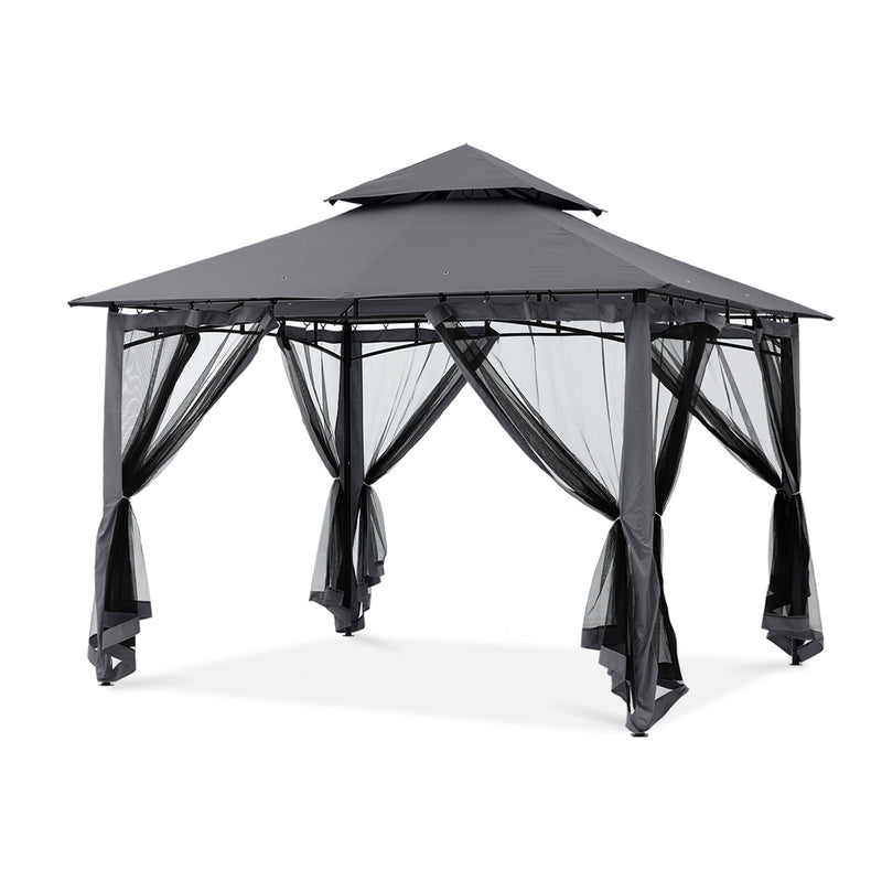 Load image into Gallery viewer, 8x8/10x10/10x12 Outdoor Garden Patio Gazebo with Netting Walls