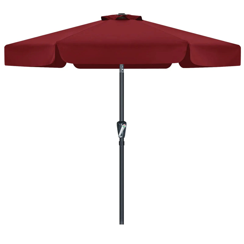 Load image into Gallery viewer, MASTERCANOPY 7.5FT/9FT Valance Patio Umbrella for Outdoor Table Market-CA