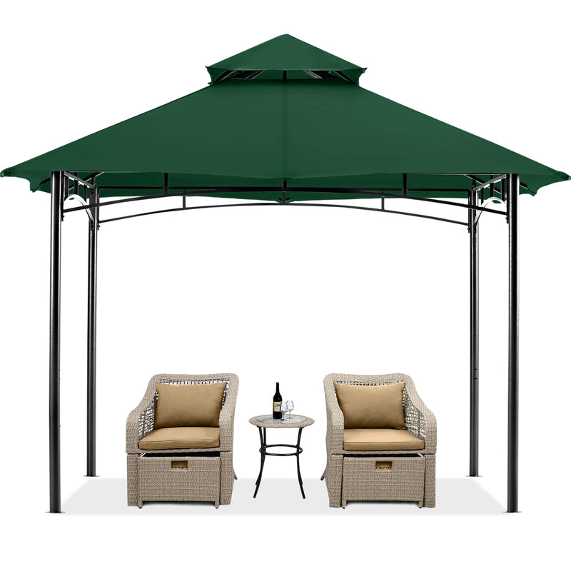 Load image into Gallery viewer, 9x9/10x12/11x11 Outdoor Garden Patio Gazebo with Stable Steel Farme