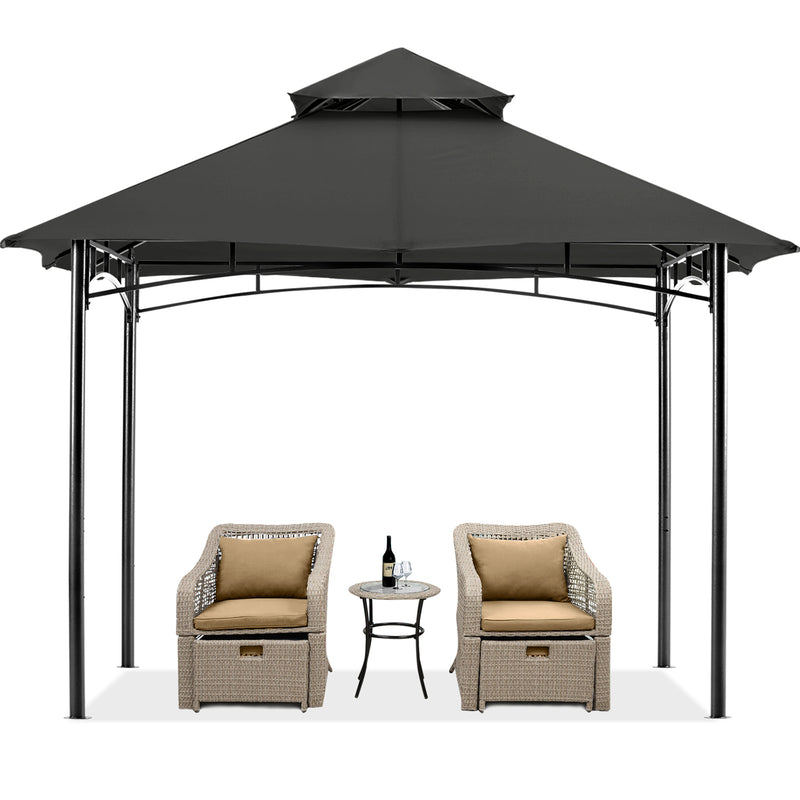 Load image into Gallery viewer, 9x9/10x12/11x11 Outdoor Garden Patio Gazebo with Stable Steel Farme