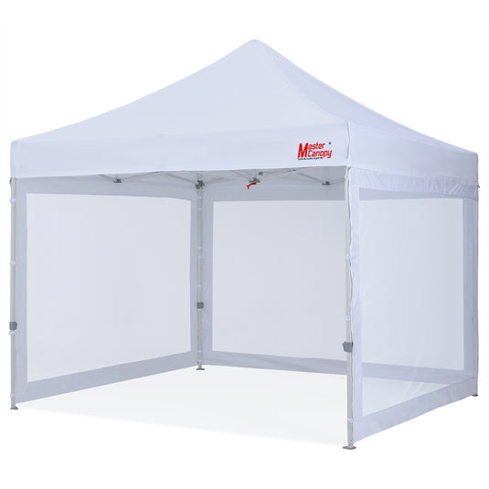 Commercial Series- 10x10 Pop-up Canopy Tent with Mesh Walls