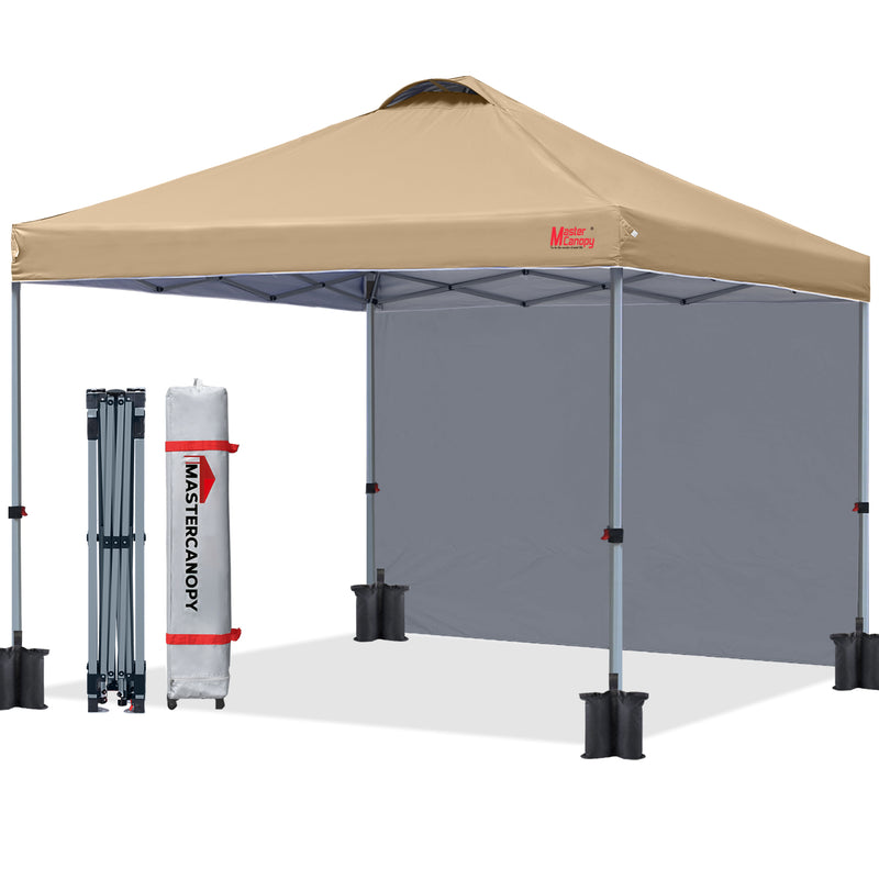 Load image into Gallery viewer, Leisure Sports Durable Pop-Up Canopy Tent with Sidewall - 8x8, 10x10