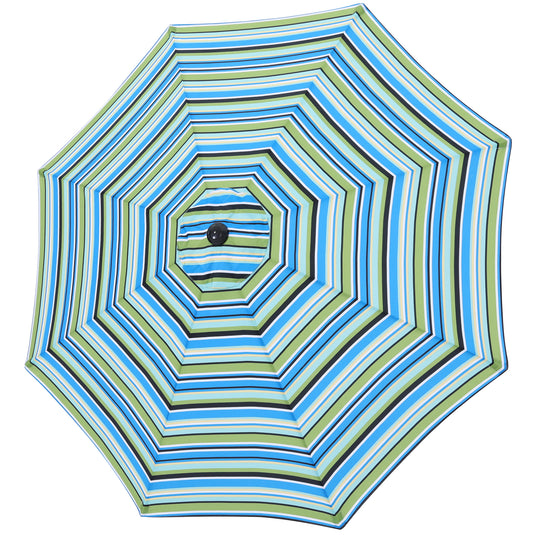 9FT Patio Umbrella Replacement Canopy Top for 8 Ribs