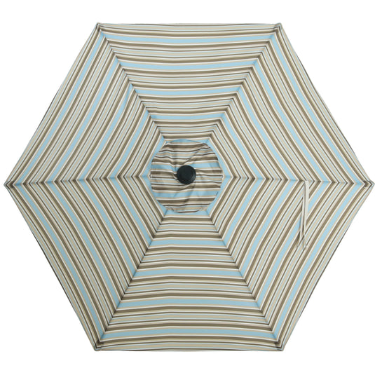 7.5FT Patio Umbrella Replacement Canopy for 6 Ribs