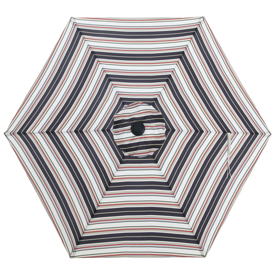 7.5FT Patio Umbrella Replacement Canopy for 6 Ribs