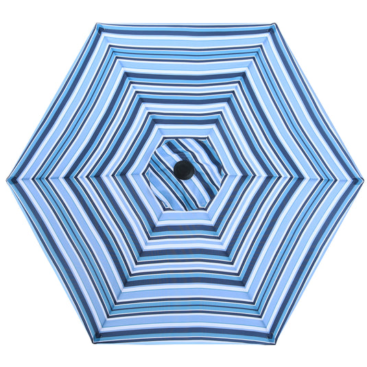 7.5FT Patio Umbrella Replacement Canopy for 6 Ribs