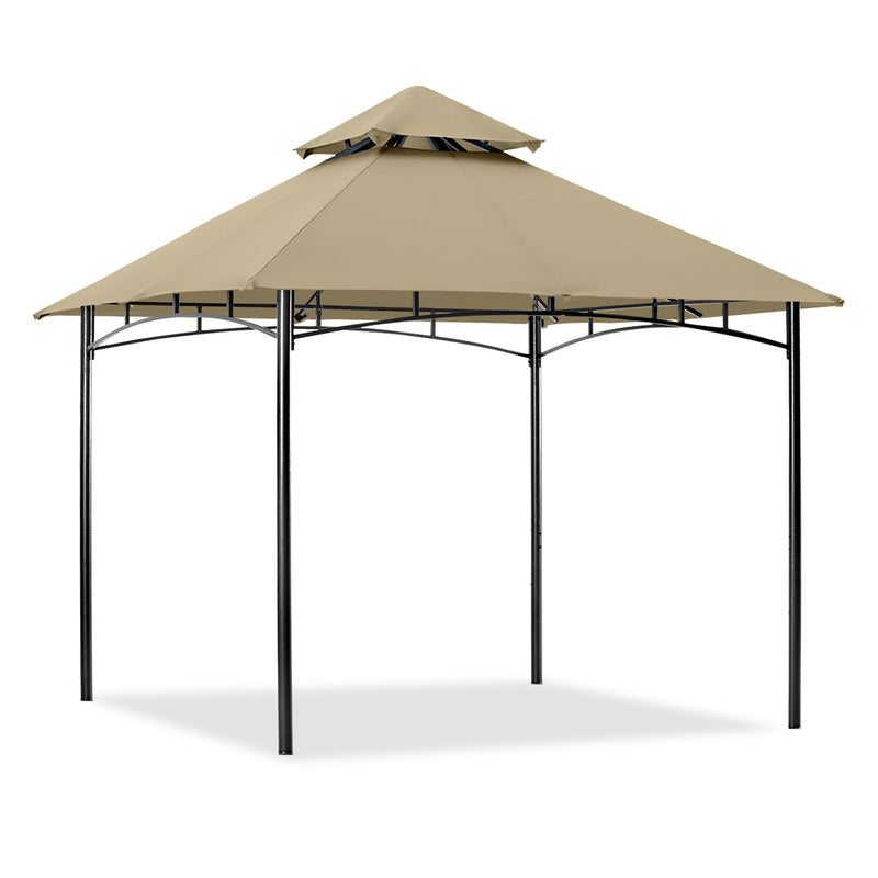 Load image into Gallery viewer, 9x9/10x12/11x11/11x17 Outdoor Garden Patio Gazebo with Stable Steel Farme