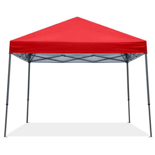 Leisure Sports Portable Pop‑up Canopy Tent with Large Base – 8x8, 10x10, 12x12