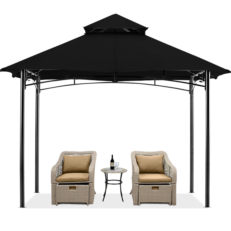Load image into Gallery viewer, 9x9/10x12/11x11 Outdoor Garden Patio Gazebo with Stable Steel Farme