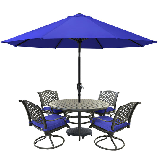 MASTERCANOPY Patio Umbrella for Outdoor Market Table  8 Ribs
