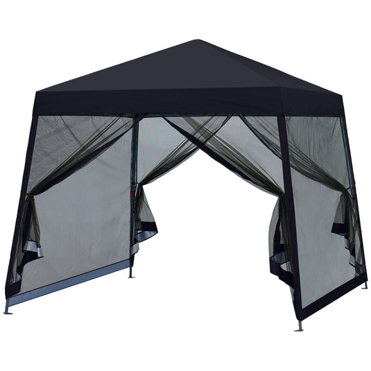 Leisure Sports Stable Pop‑up Canopy Tent with Mosquito Netting – 8x8, 10x10, 11x11