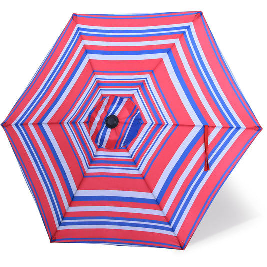 7.5FT Patio Umbrella Replacement Canopy for 6 Ribs