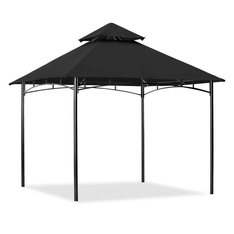 Load image into Gallery viewer, 10x12/11x11 Outdoor Garden Patio Gazebo with Stable Steel Farme-CA