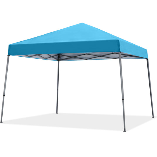 Leisure Sports Portable Pop‑up Canopy Tent with Large Base – 8x8, 10x10, 12x12