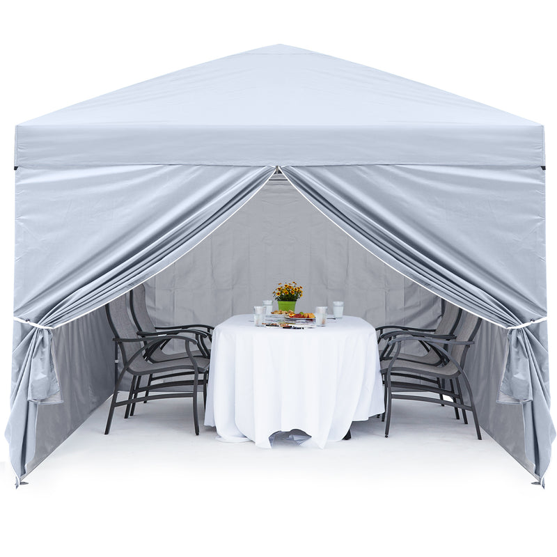 Load image into Gallery viewer, Leisure Sports Pop‑up Canopy Tent with Church Window Sidewalls – 10x10, 10x20