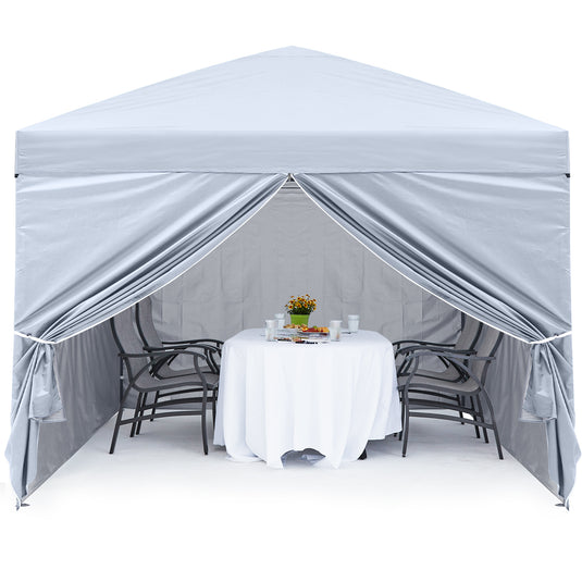 Leisure Sports Pop‑up Canopy Tent with Church Window Sidewalls – 10x10, 10x20
