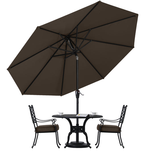 MASTERCANOPY Patio Umbrella for Outdoor Market Table  8 Ribs