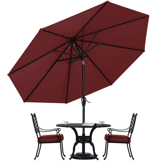 MASTERCANOPY Patio Umbrella for Outdoor Market Table  8 Ribs