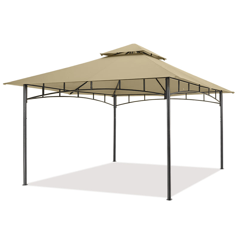 Load image into Gallery viewer, 9x9/10x12/11x11 Outdoor Garden Patio Gazebo with Stable Steel Farme