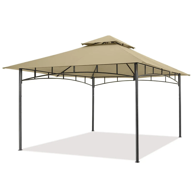 Load image into Gallery viewer, 10x12/11x11 Outdoor Garden Patio Gazebo with Stable Steel Farme-CA