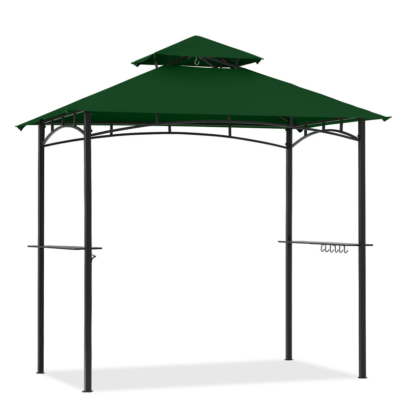 Load image into Gallery viewer, 8x5 Grill Gazebo Outdoor BBQ Gazebo Canopy with 2 LED Lights