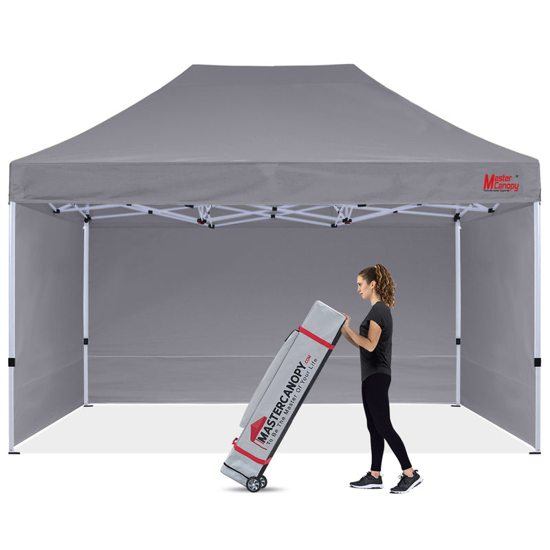 Load image into Gallery viewer, Commercial Series Pop‑up Canopy Tent with Sidewalls – 10x10, 10x15, 10x20