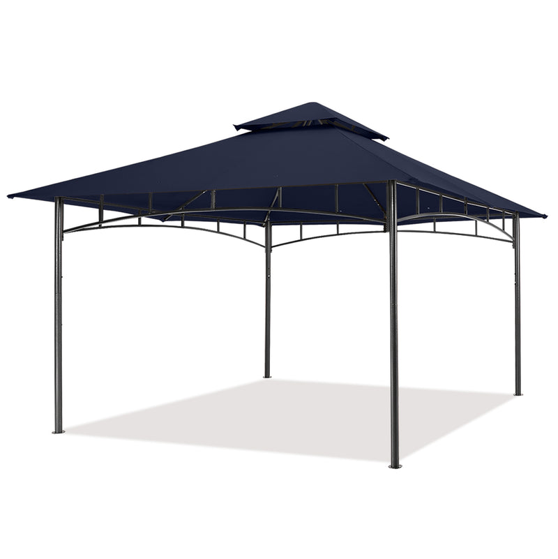 Load image into Gallery viewer, 9x9/10x12/11x11 Outdoor Garden Patio Gazebo with Stable Steel Farme