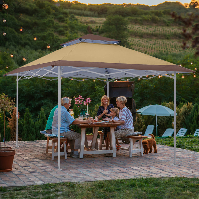 Load image into Gallery viewer, Leisure Sports Easy Pop‑up Canopy Tent Instant Shelter with Vented Top 13x13