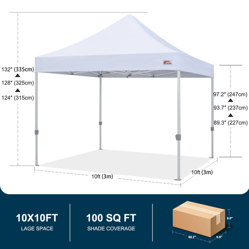 Load image into Gallery viewer, Mastercanopy Lite-30 Commercial Canopy Tent Instant Shelter - 10x10, 10x15, 10x20