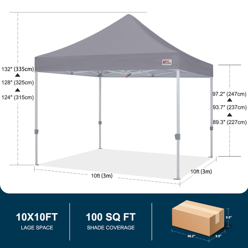 Load image into Gallery viewer, Mastercanopy Lite-30 Commercial Canopy Tent Instant Shelter - 10x10, 10x15, 10x20