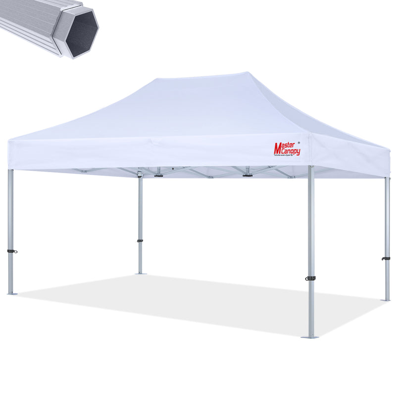 Load image into Gallery viewer, Master Series Premium Aluminum Pop‑up Canopy Tent – 10x10, 10x15, 10x20