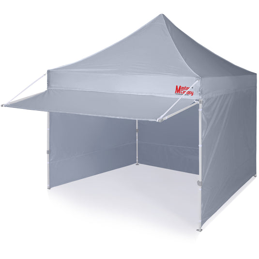 Commercial Series Pop‑up Canopy Tent 10x10 with Awning & Sidewalls